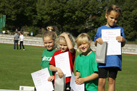 Gute Stimmung beim Herbstsportfest